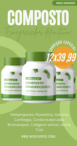 COMPOSTO DEFINITIVO EXTRA FORTE 60 CÁPSULAS